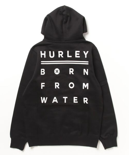 Hurley (ハーレー)の「【Hurley:ハーレー】M BFW SWEAT HOODIE ロゴフーディー プルオーバーパーカー バックプリント(パーカー・メンズ・ブラック/ヘザーグレー/チャコールグレー・LARGE/MEDIUM/X-LARGE/SMALL)」の4枚目の写真