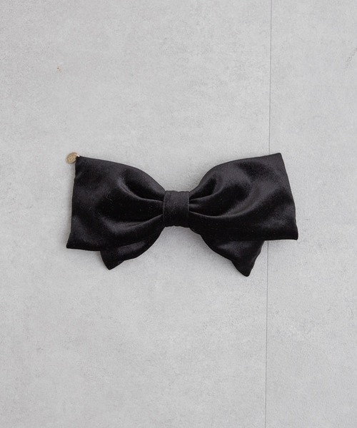 Chico（チコ）の「BIGベロアバレッタ（バレッタ/ヘアクリップ・レディース・グレー/ブラック/ブルー・FREE）」の5枚目の写真