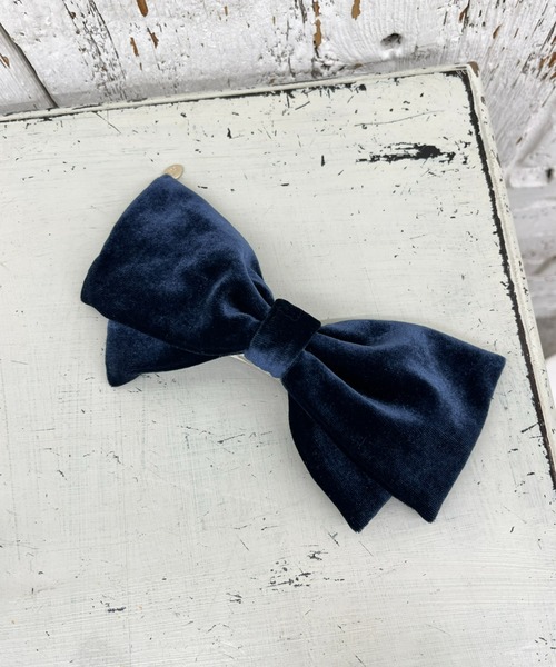 Chico（チコ）の「BIGベロアバレッタ（バレッタ/ヘアクリップ・レディース・グレー/ブラック/ブルー・FREE）」の10枚目の写真