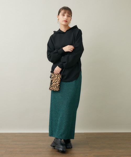 TRANOI（トラノイ）の「TRANOI. ラメタイトスカート（スカート）」 - WEAR 