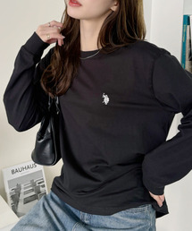 U.S. POLO ASSN. ユニセックス クルーネック 長袖 ロンT PLM33200