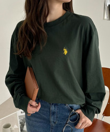 U.S. POLO ASSN.　ユニセックス クルーネック 長袖 ロンT PLM33200