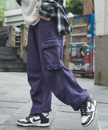 Buyer's Select/ケミカルウォッシュ/オーバーダイワイドカーゴパンツ