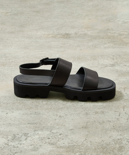 And A（アンドエー）の「PADRONE パドローネ / BACK STRAP SANDALS with Chunky Sole バックストラップサンダル チャンキーソール / PU2308-3206（サンダル・メンズ・ブラック・40/41/42）」の15枚目の写真