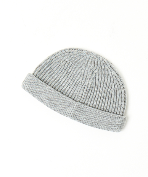 RIVER UP(リバーアップ)の「<BASIQUENTI>【丸洗いOK】ユニセックス ショート ロール ローワッチキャップ/ニットキャップ(ニットキャップ/ビーニー・メンズ・ブラック/ベージュ/ネイビー/オレンジ/アイボリー/モスグリーン/グリーン/グレー系その他・フリー)」の4枚目の写真