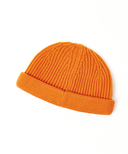 RIVER UP(リバーアップ)の「<BASIQUENTI>【丸洗いOK】ユニセックス ショート ロール ローワッチキャップ/ニットキャップ(ニットキャップ/ビーニー・メンズ・ブラック/ベージュ/ネイビー/オレンジ/アイボリー/モスグリーン/グリーン/グレー系その他・フリー)」の8枚目の写真