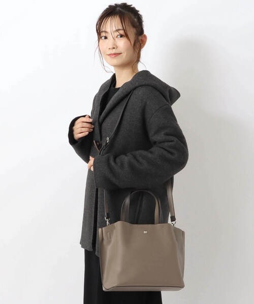 one'sterrace(ワンズテラス)の「【ワンズテラス別注】Legato Largo かるいかばん2WAYトート(トートバッグ・レディース・ブラウン系/ライトグリーン/ダークグレー・99)」の9枚目の写真