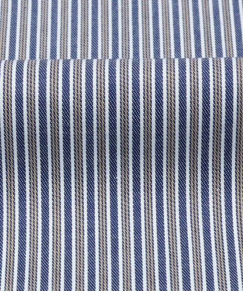 TOKYO SHIRTS(トウキョウシャツ)の「形態安定ノーアイロン レギュラー 長袖ビジネスワイシャツ(ビジネスシャツ・レディース・ブラウン・XL/S/L/LL/M)」の2枚目の写真