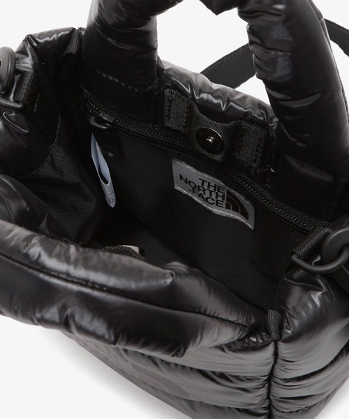 THE NORTH FACE（ザノースフェイス）の「【THE NORTH FACE ザ・ノースフェイス】WL PLUMPY TOTE BAG / 2WAYナイロンミニトートバッグ（トートバッグ・レディース・オフホワイト/ブラック/シルバー・FREE）」の9枚目の写真