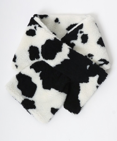 Lee（リー）の「Lee/リー Cow Pattern Boa Muffler/牛柄