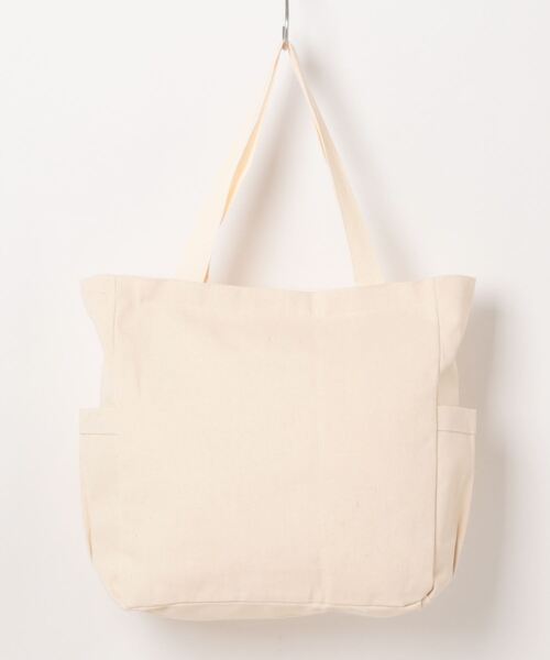 Anuenue(アヌエヌエ)の「4ポケット付きトートバッグ(トートバッグ・レディース・ブラック/ホワイト・FREE)」の4枚目の写真