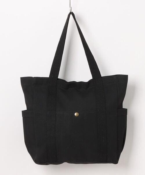 Anuenue(アヌエヌエ)の「4ポケット付きトートバッグ(トートバッグ・レディース・ブラック/ホワイト・FREE)」の14枚目の写真