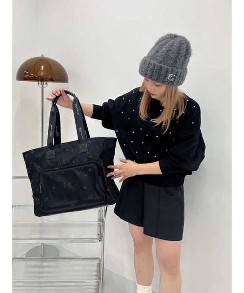 JUMELLE（ジュメロ）の「【マザーズバッグにも】charming totebag（トートバッグ・レディース・ブラック・FREE）」の19枚目の写真