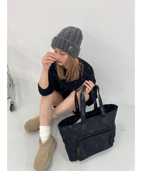 JUMELLE(ジュメロ)の「【マザーズバッグにも】charming totebag(トートバッグ・レディース・ブラック・FREE)」の16枚目の写真
