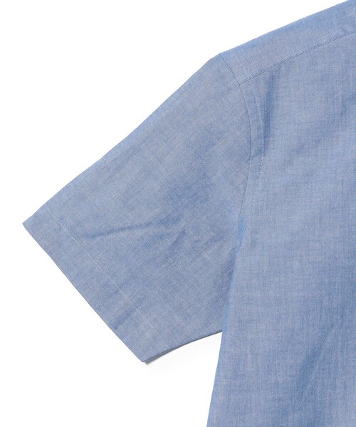 BEAMS F（ビームスエフ）の「BEAMS F / シャンブレー ボタンダウンシャツ（ビジネスシャツ・メンズ・ライトブルー・X-LARGE/LARGE/MEDIUM/SMALL）」の11枚目の写真