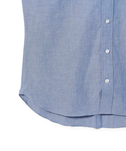 BEAMS F（ビームスエフ）の「BEAMS F / シャンブレー ボタンダウンシャツ（ビジネスシャツ・メンズ・ライトブルー・X-LARGE/LARGE/MEDIUM/SMALL）」の12枚目の写真