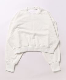 裏起毛バックオープンプルオーバー