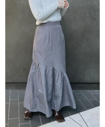 Ayla（アイラ）の「《動くたびに表情が変わる、大人のティアードスカート》テキスタイル案シンメトリーマーメイドスカート（スカート）」