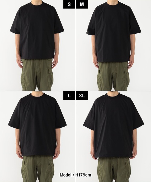 Tシャツ・カットソー BEAMS FW24 Shirt with pockets (38010113139 21) セール】テック ルーズ Tシャツ 24SS（Tシャツ/カットソー