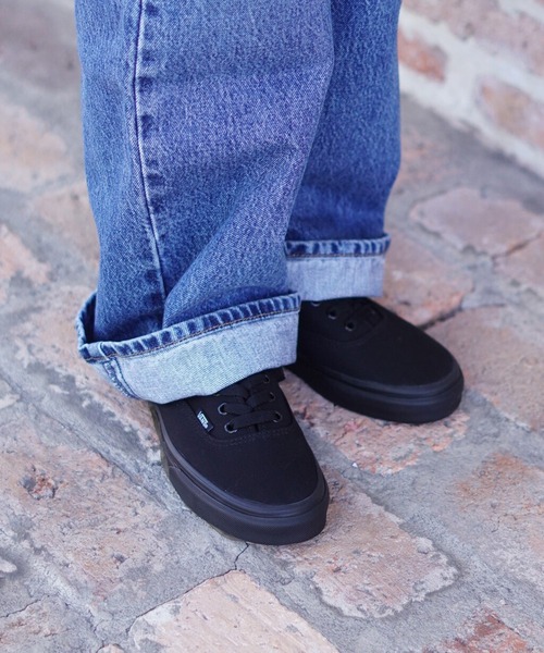VANS（バンズ）の「VANS CLASSICS / バンズ クラシック：AUTHENTIC：VN000EE3[REA]（スニーカー・メンズ・ホワイト/ブラック/ブラック×ブラック・27cm/27.5cm/26cm/26.5cm/28cm/23.5cm/28.5cm/24.5cm）」の12枚目の写真