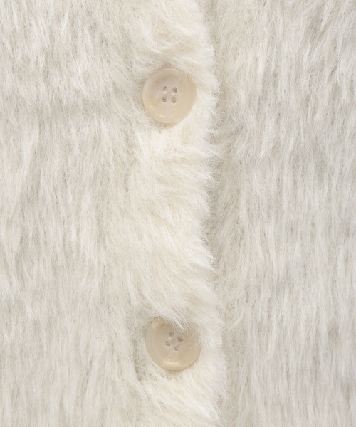 LAKOLE（ラコレ）の「7ゲージシャギーカーディガン / 995790（カーディガン/ボレロ・レディース・オフホワイト/グレー/ライトブルー・SMALL/MEDIUM）」の21枚目の写真