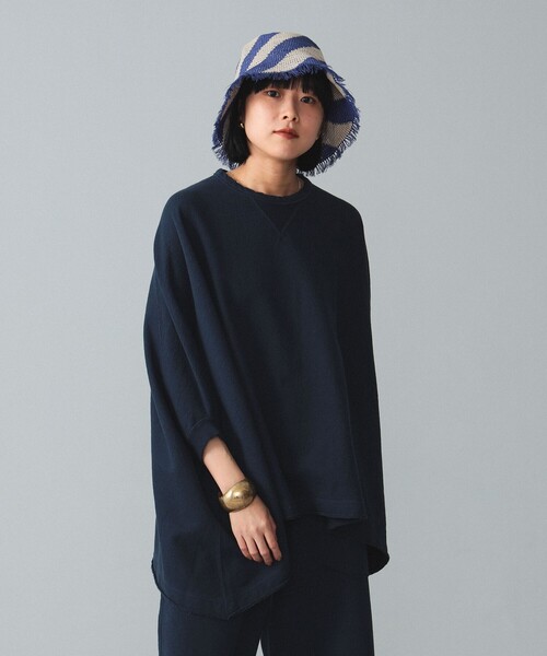 BEAMS BOY（ビームスボーイ）の「maturely / Hem Cut Off Poncho