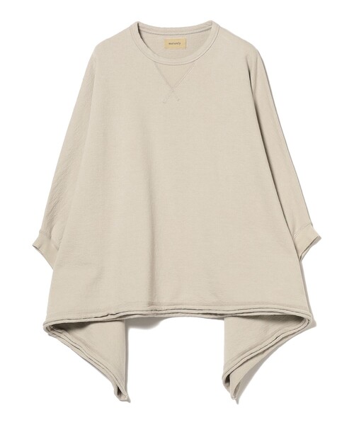 「BEAMS BOY」 「maturely」半袖カットソー ONE SIZE ブラウン レディース BEAMS BOY（ビームス ボーイ）maturely / ヘム カットオフ