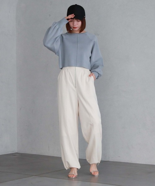 archives（アルシーヴ）の「2wayミラノリブニットカーディガン（カーディガン/ボレロ・レディース・イエロー/オレンジ/ブラック/オフホワイト/ブルー・MEDIUM）」の18枚目の写真