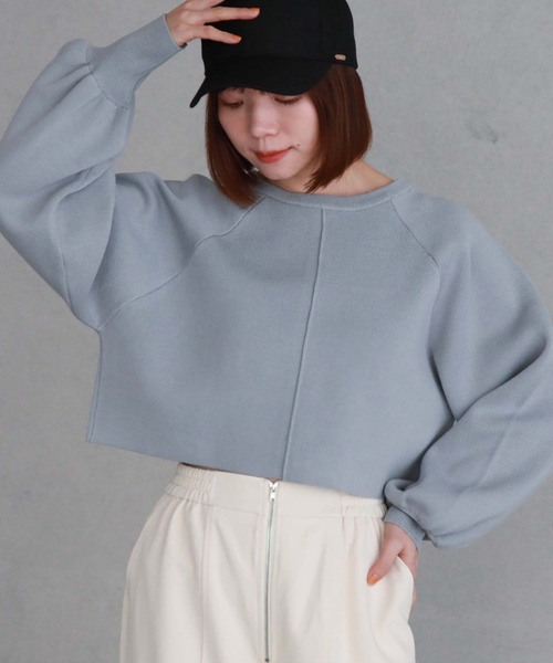 archives（アルシーヴ）の「2wayミラノリブニットカーディガン（カーディガン/ボレロ・レディース・イエロー/オレンジ/ブラック/オフホワイト/ブルー・MEDIUM）」の15枚目の写真