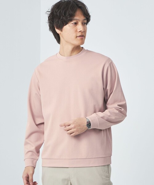 green label relaxing(グリーンレーベルリラクシング)の「L/A カノコ ビズ クルーネック カットソー(Tシャツ/カットソー・メンズ・ライトグレー/ライトピンク/ダークグレー・M/S/L/XL)」の6枚目の写真