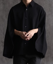 Art re A select | シルキースムース 2wayアームスリット ボリュームスリーブ オーバーサイズシャツ(シャツ/ブラウス)