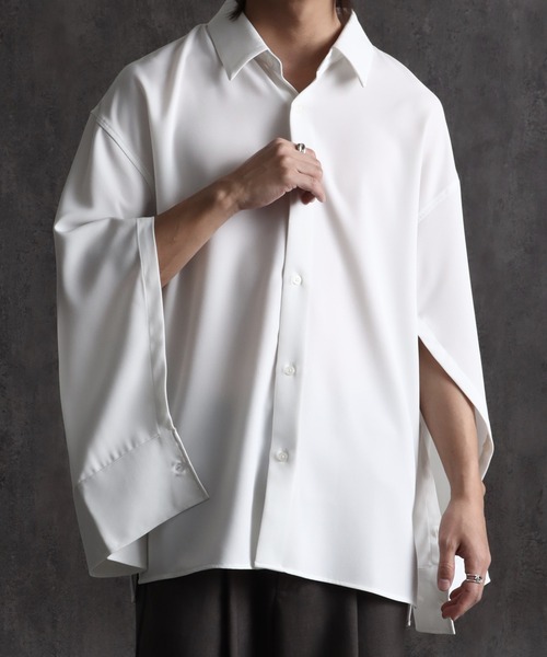 シルキースムース 2wayアームスリット ボリュームスリーブ オーバー