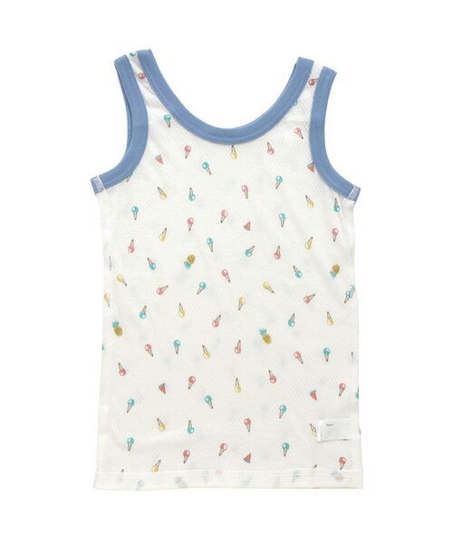 apres les cours(アプレレクール)の「BOYSメッシュタンクトップ(タンクトップ・キッズ・アイボリー/サックスブルー・100/80/120/130/90/110)」の6枚目の写真