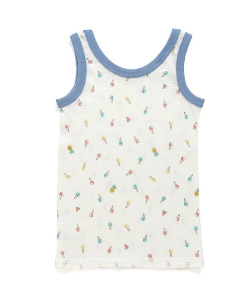 apres les cours(アプレレクール)の「BOYSメッシュタンクトップ(タンクトップ・キッズ・アイボリー/サックスブルー・100/80/120/130/90/110)」の10枚目の写真