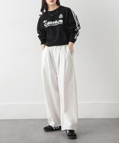 Chillfar（チルファー）の「ラインラグランゲームロンT（Tシャツ