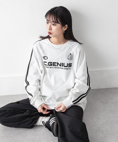 ちゃくら スウェット ラグラン Tシャツ TOPMAGラグランTシャツ [TIGER