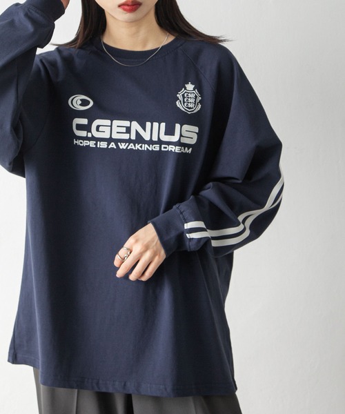 セール】ラインラグランゲームロンT（Tシャツ/カットソー）｜Chillfar