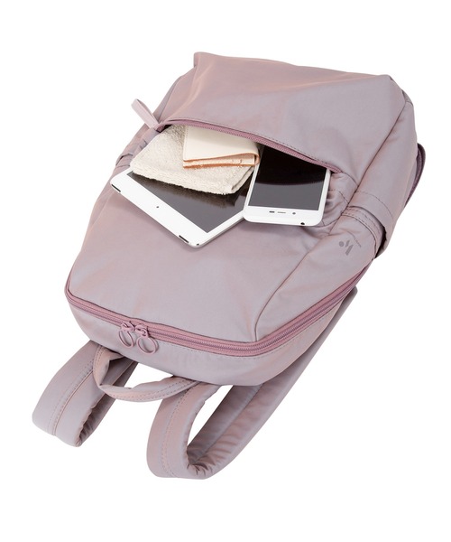World Traveler(ワールドトラベラー)の「World Traveler/ワールドトラベラー ミラ リュックサック No.17533(バックパック/リュック・メンズ・ブラック/ベージュ/ピンク系1・FREE)」の12枚目の写真