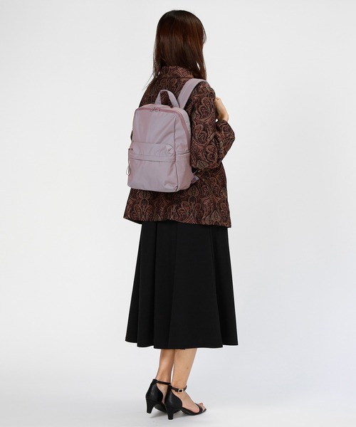 World Traveler(ワールドトラベラー)の「World Traveler/ワールドトラベラー ミラ リュックサック No.17533(バックパック/リュック・メンズ・ブラック/ベージュ/ピンク系1・FREE)」の13枚目の写真