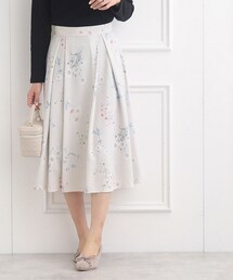 couture brooch | 【オンオフ使える】ボタニカルフラワータックスカート(スカート)