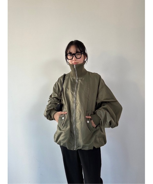 HANNE（アン）の「バルーンヘムMA-1（MA-1・レディース・ブラック/カーキ・FREE）」の16枚目の写真