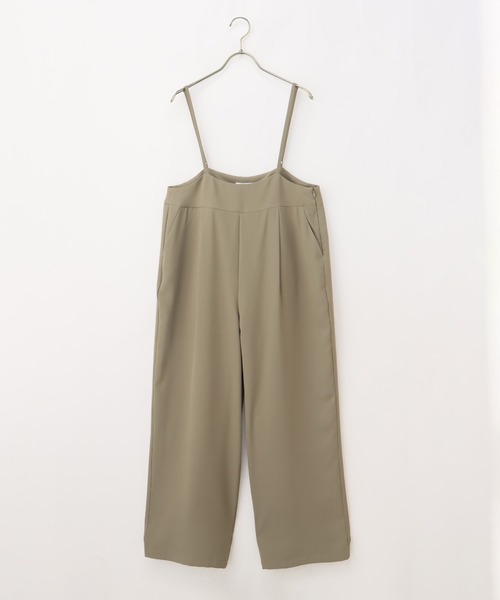 Honeys（ハニーズ）の「サロペット（サロペット/オーバーオール・レディース・ベージュ/カーキ/ブラック・3L/LL/M/S/L）」の21枚目の写真