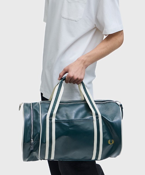 FRED PERRY バレルバック 新色先行予約受付中／Classic Barrel Bag／クラシックバレルバッグ