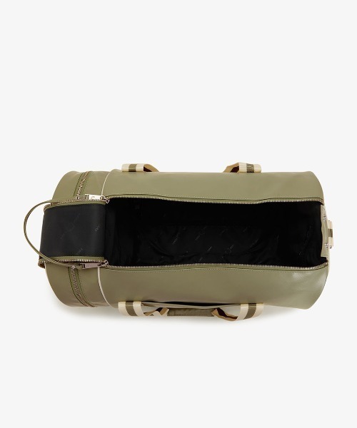 FRED PERRY BARREL BAG/フレッドペリーバレルバッグ Classic Mini Barrel Bag(1SZ D57：BLACK / ECRU): | FRED PERRY