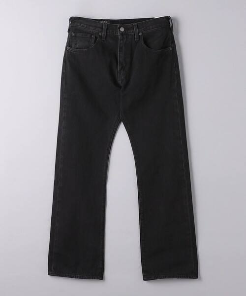 リーバイス517 W31 ブーツカットジーンズ 黒／ブラック ブロークンデニム 白ステッチ 517-09 古着 90年代 リーバイス Levis 517 BOOT CUT ブラックデニム ブーツ