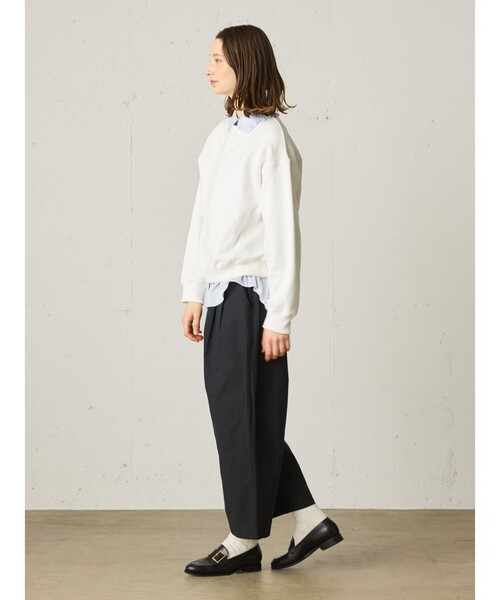 MidiUmi（ミディウミ）の「MidiUmi ループウィラースウェット（Tシャツ/カットソー・レディース・ネイビー/グレー/オフホワイト・FREE）」の14枚目の写真