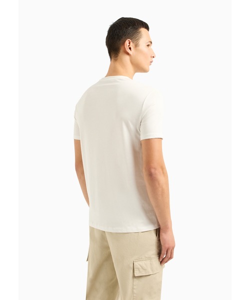 ARMANI EXCHANGE（アルマーニエクスチェンジ）の「【A|X アルマーニ エクスチェンジ】フォトプリント 半袖クルーネックTシャツ/REGULAR（Tシャツ/カットソー・メンズ・ホワイト・X-SMALL/X-LARGE/SMALL/MEDIUM/LARGE/XX-LARGE）」の5枚目の写真