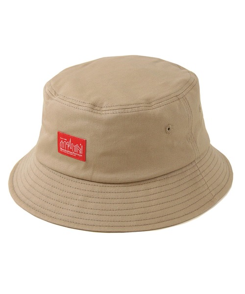 Manhattan Portage(マンハッタンポーテージ)の「Manhattan Portage/マンハッタンポーテージ ハット Twill Bucket HAT バケット 紫外線対策 アウトドア ストリート MP238(ハット・メンズ・ブラック/ベージュ・FREE)」の2枚目の写真