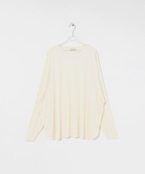 LAATO（ラート）の「loose terotero t-shirts（Tシャツ/カットソー・レディース・グレー/アイボリー/グレー系その他・FREE）」の2枚目の写真