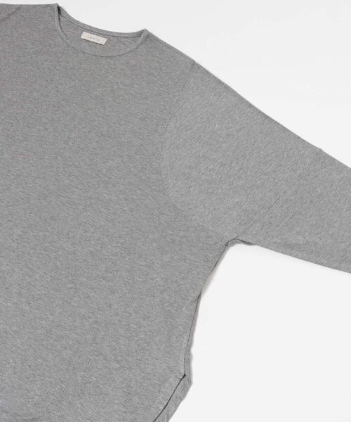 LAATO（ラート）の「loose terotero t-shirts（Tシャツ/カットソー・レディース・グレー/アイボリー/グレー系その他・FREE）」の12枚目の写真